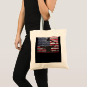Amerikaanse vlag Patriotic Blacksmith Anvil Tote Bag (Voorkant (product))