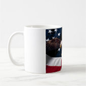 Amerikaanse vlag Patriotic Eagle Koffiemok (Links)
