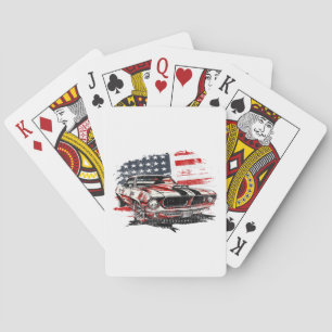 Amerikaanse vlag Patriotic Pokerkaarten