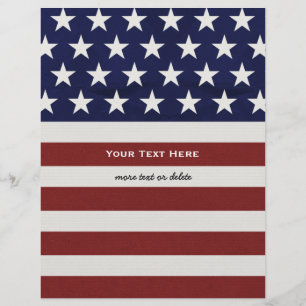 Amerikaanse Vlag Patriottic Juli 4 de Douane