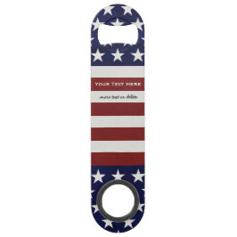 Amerikaanse Vlag Patriottic Juli 4 de Douane Speed Flessenopener