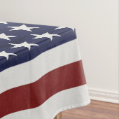 Amerikaanse Vlag Patriottic Juli 4 de Douane Tafelkleed (Voorbeeld)