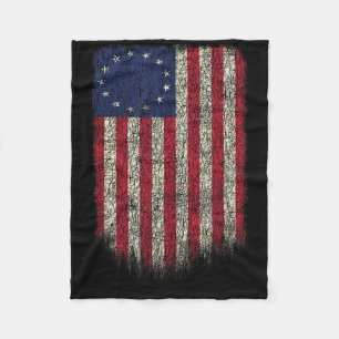 Amerikaanse Vlag Patriottisch 1776 Betsy Ross Usa Fleece Deken