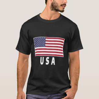 Amerikaanse vlag Patriottisch 4 juli Amerika Dag v T-shirt