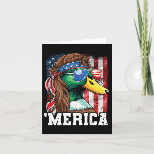 Amerikaanse vlag Patriottisch 4th of July Duc Kaart