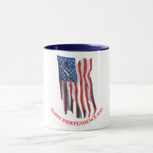 Amerikaanse vlag Patriottisch gebruik Mok
