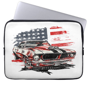 Amerikaanse Vlag Patriottisch Laptop Sleeve
