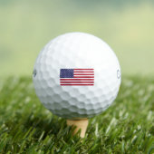 Amerikaanse vlag patriottisch ontwerp golfballen (Insitu Shirt)