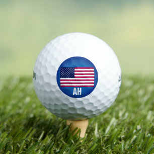 Amerikaanse vlag Patriottisch VS Rood en blauw Ini Golfballen