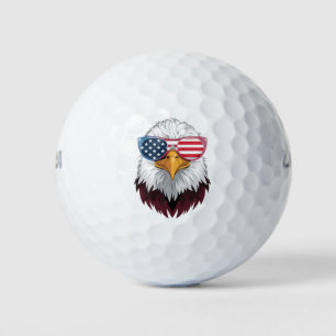 Amerikaanse Vlag Patriottische Adelaar 4 juli Golfballen