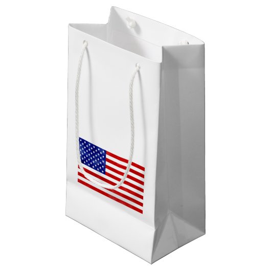 Amerikaanse vlag Patriottische Amerikaanse militai Klein Cadeauzakje (Voorkant Gekanteld)
