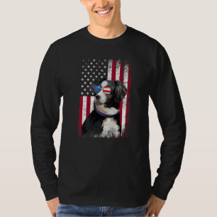 Amerikaanse Vlag Patriottische Australische Herder T-shirt