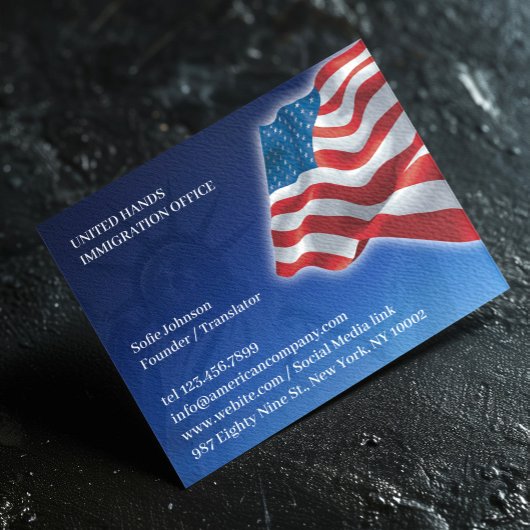 Amerikaanse Vlag Patriottische Flyer Sjabloon