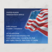Amerikaanse Vlag Patriottische Flyer Sjabloon (Voorkant)
