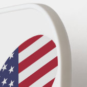 Amerikaanse vlag Patriottische Liefde Pickleball Paddle (Links Detail)