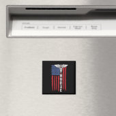 Amerikaanse vlag Patriottische zuster Week Nursing Magneet (Insitu (Vaatwasser))