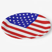 Amerikaanse vlag Patriottisme Onafhankelijkheidsda Papieren Bordje (Gekanteld)