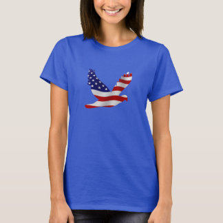Amerikaanse vlag Peace Dove T-shirt