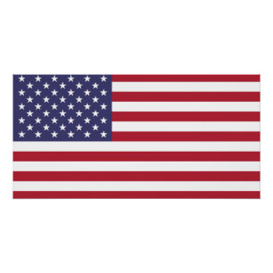 Amerikaanse vlag perfect poster