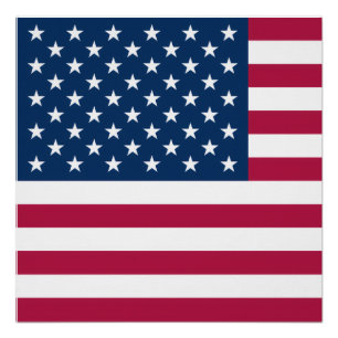 Amerikaanse vlag perfect poster