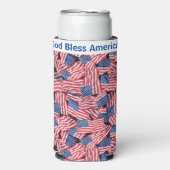 Amerikaanse vlag Personaliseert naam en tekst (Seltzer Voorkant)