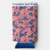 Amerikaanse vlag Personaliseert naam en tekst (Achterkant)