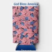 Amerikaanse vlag Personaliseert naam en tekst (Voorkant)