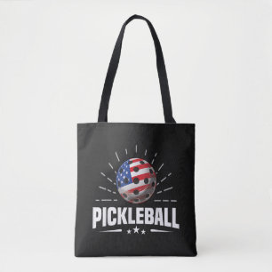 Amerikaanse Vlag Pickleball Speler Draagtas
