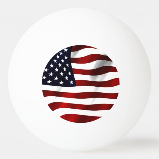 Amerikaanse vlag pingpongballen (Voorkant)