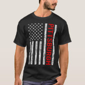 Amerikaanse vlag - Pittsburgh T-shirt (Voorkant)