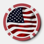 Amerikaanse vlag poker chips (Achterkant)
