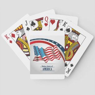 Amerikaanse vlag pokerkaarten