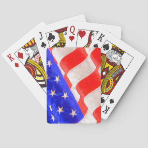 Amerikaanse vlag pokerkaarten
