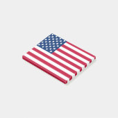 Amerikaanse vlag post-it® notes (Schuin)