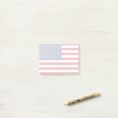 Amerikaanse vlag post-it® notes (Op bureau)