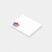 Amerikaanse vlag post-it® notes (Schuin)