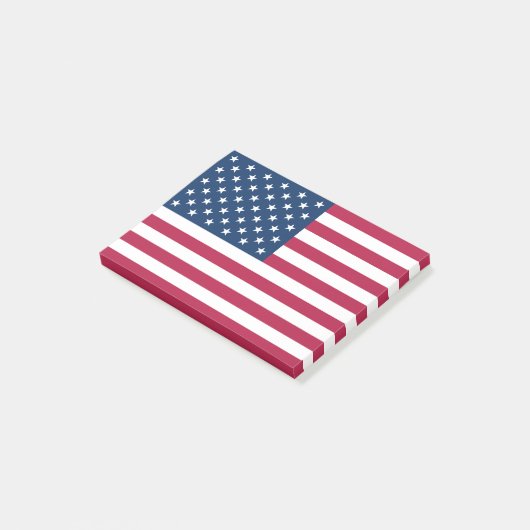 Amerikaanse vlag post-it® notes (Schuin)