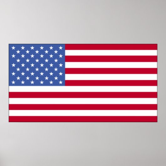 Amerikaanse vlag poster (Voorkant)