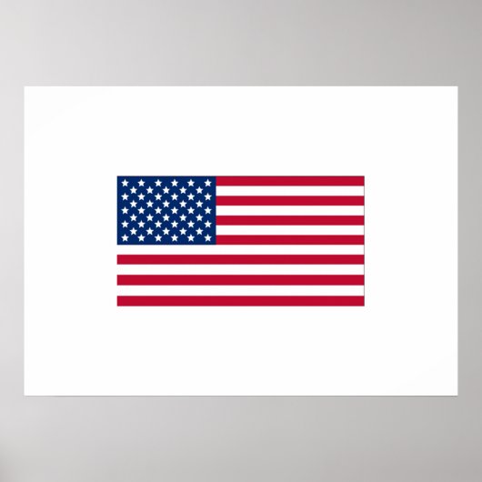 Amerikaanse vlag poster (Voorkant)
