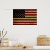 Amerikaanse vlag Poster (Keuken)