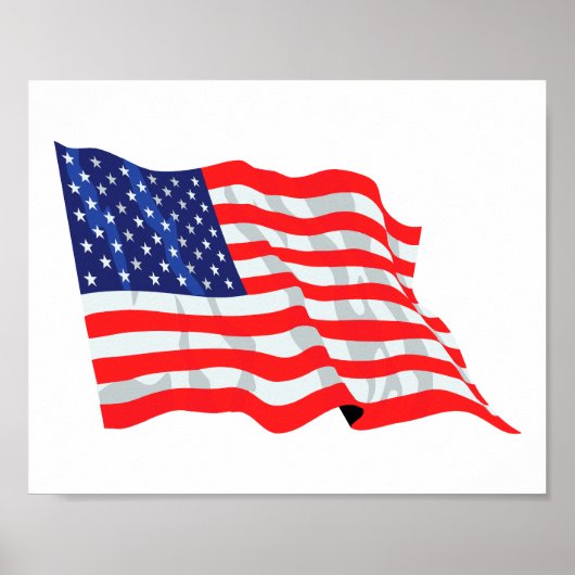 Amerikaanse vlag  poster (Voorkant)