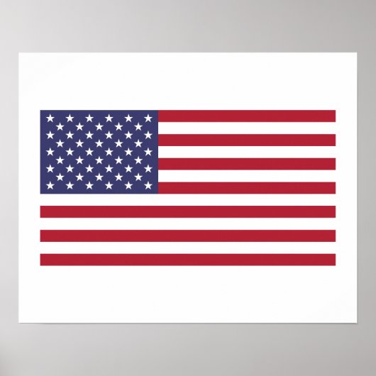 Amerikaanse vlag poster (Voorkant)