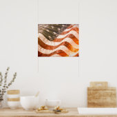 Amerikaanse vlag poster (Keuken)