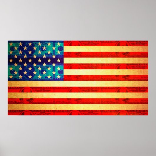 Amerikaanse vlag poster (Voorkant)