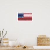 Amerikaanse vlag poster (Keuken)