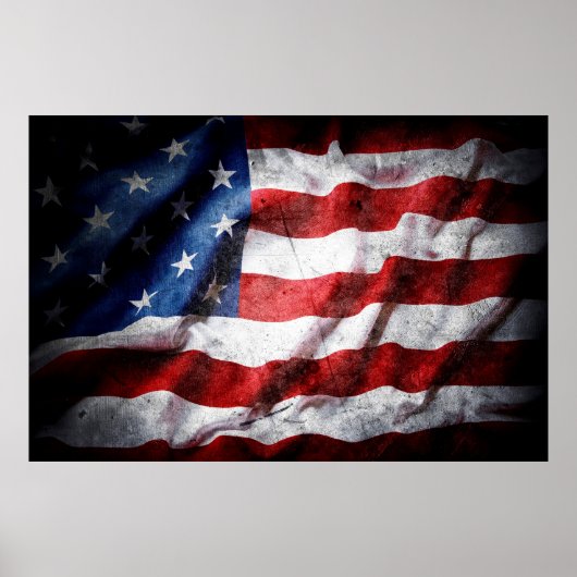 Amerikaanse vlag poster (Voorkant)