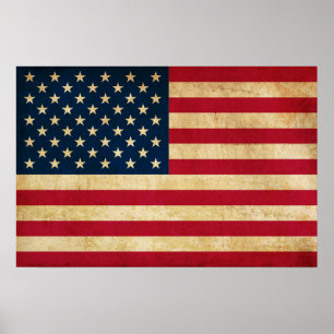 Amerikaanse vlag Poster