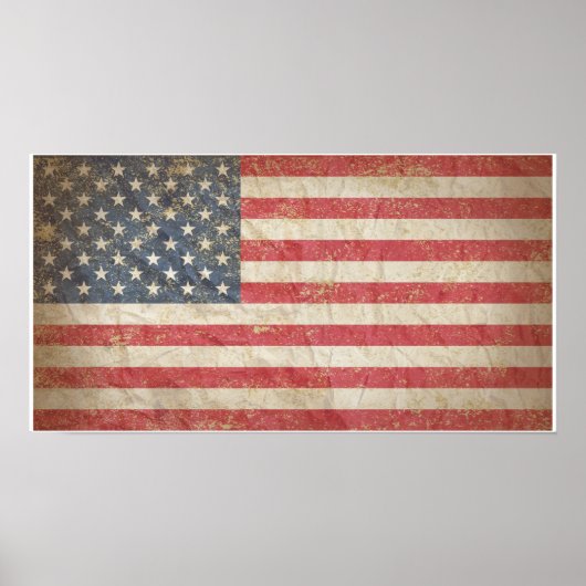 Amerikaanse vlag poster (Voorkant)