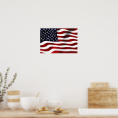 Amerikaanse vlag poster (Keuken)
