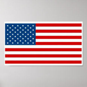 Amerikaanse vlag poster